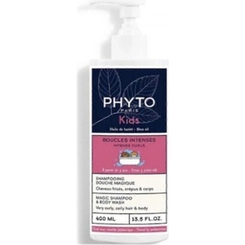 PHYTO Нежен Шампоан за Разплитане и Грижа, Phyto Kids' Shampoo & Bubble Bath in Gel Form 400ml