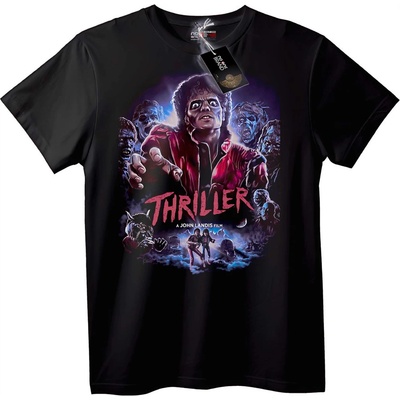 NOONEBRAND Тениска Thriller на Michael Jackson - S, White