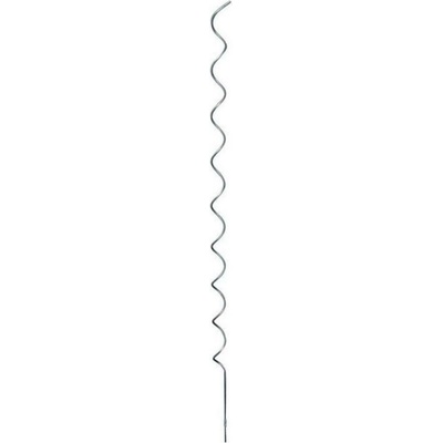 Tyč k rajčatům spirálová, 180 cm x 7 mm, komaxit, stříbrná