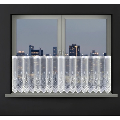 Dekorační metrážová vitrážová záclona AMINA bílá výška 45 cm MyBestHome – Zboží Dáma Dekorační metrážová vitrážová záclona AMINA bílá výška 45 cm MyBestHome – Zboží Dáma