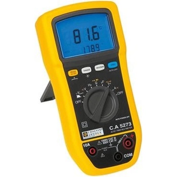 Chauvin Arnoux C.A 5273 ochrana proti stříkající vodě (IP54) CAT III 1000 V, CAT IV 600 V Displej (counts): 6000