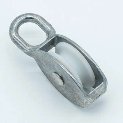 KLEINSORGE Nylonová kladka jednořadá, pozinkovaná 30mm, 8mm, 250kg