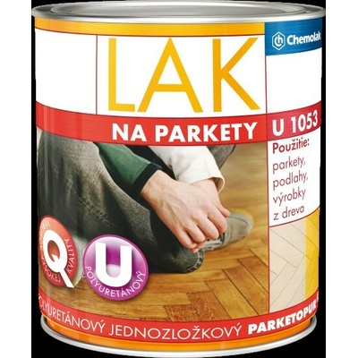 Chemolak U-1053 Lak polyuretánový na parkety Priesvitná lesklá, 4L