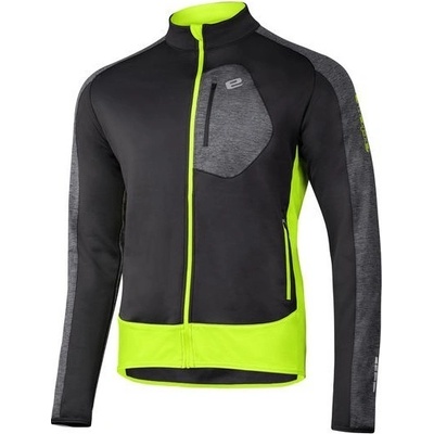 Etape Stone dlouhý rukáv černá-žlutá fluo pánský