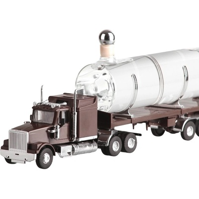 DT GLASS Truck - plastové auto, cisterna 0,50 ltr. s pískováním žádné černá – Zboží Dáma