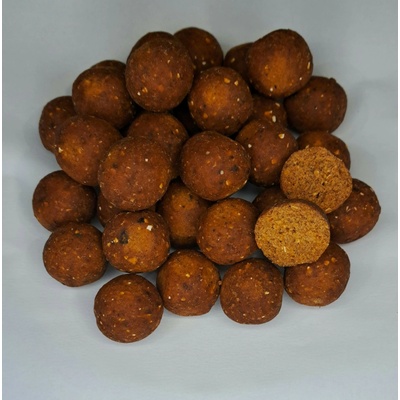 Real Baits Boilies parené 20 mm 1 kg Med Broskyňa