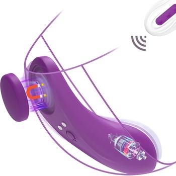 SuperLove Secret Panty Vibrator with Remote & App Purple