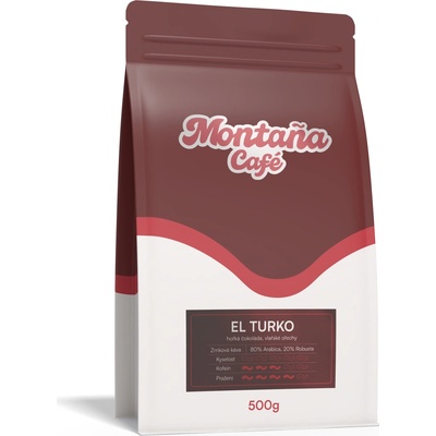 Montaña Café El Turko mletá Turecká káva 0,5 kg