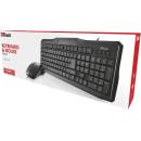 Trust Classicline Wired Keyboard and Mouse 21392