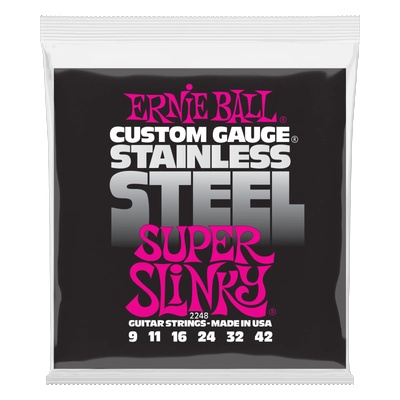 Ernie Ball 2248 Stainless Steel Super Slinky Струни за електрическа китара (P02248)