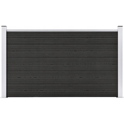 zahrada-XL Zahradní plot dřevoplast 180 x 105 cm šedý