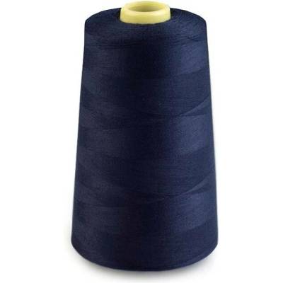 Polyesterové nitě pro overlocky i klasické šití návin 5000 yards PES 40/2 804 Blue Indigo