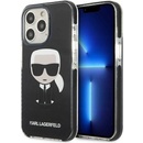 Pouzdro Karl Lagerfeld TPE Full Body Ikonik iPhone 13 Pro černé