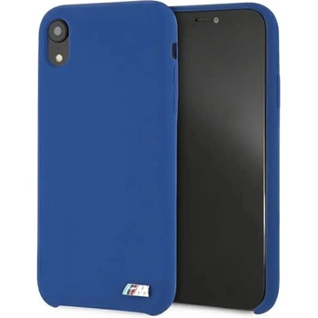 BMW Силиконов калъф BMW M Collection за iPhone Xr - син (3700740435304)