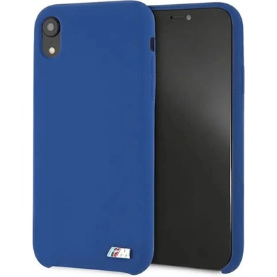 BMW Силиконов калъф BMW M Collection за iPhone Xr - син (3700740435304)
