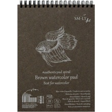 SM-LT art Skicák Watercolor pad brown 280g/m2 20 listů A5