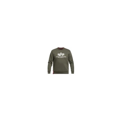 Alpha Industries mikina Basic tmavě zelená