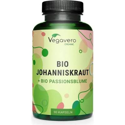 Vegavero St. John's Wort + Passionflower, 500 mg/200 mg, 90 капсули, Vegavero (VV-VITA-199)