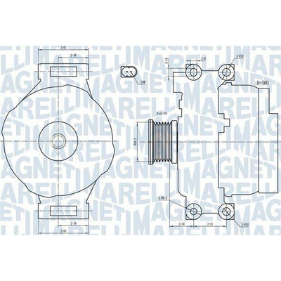 Generátor MAGNETI MARELLI 063731773010