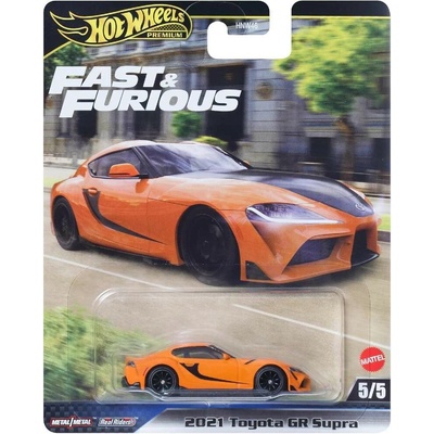 Mattel Hot Wheels Premium Fast and Furious Toyota GR Supra Orange