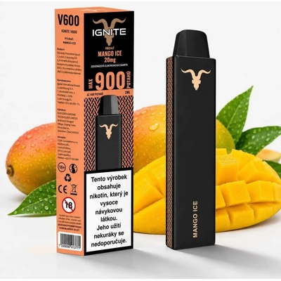 ProVape Salt Cristallite Mango Ice 20 mg 800 potáhnutí
