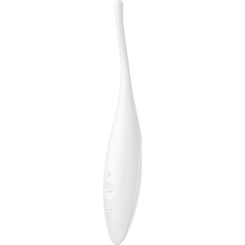 Image 1 of Satisfyer Въртящ се бял клитор стимулатор с APP Satisfyer Twirling Joy
