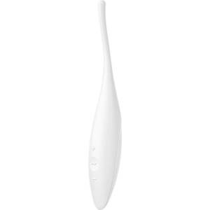 Satisfyer Въртящ се бял клитор стимулатор с APP Satisfyer Twirling Joy