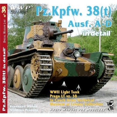 Red 38. Pz. Kpfw. 38t Ausf. A-D in detail