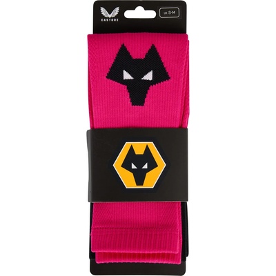 Castore Мъжки чорапи Castore Wolves Goal Keeper Sock Mens - Pink