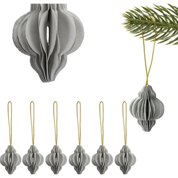 Springos CA1499 VIANOČNÁ OZDOBENIE Z PAPIERA 6 KS.
