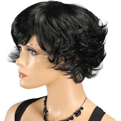 Elementrix Dámská paruka krátká černá 411-1 – Zboží Dáma