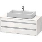 Duravit Ketho - Шкафче за умивалник 50x120x55 см, 2 чекмеджета, лъскаво бяло KT665602222 (KT665602222)