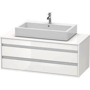Duravit Ketho - Шкафче за умивалник 50x120x55 см, 2 чекмеджета, лъскаво бяло KT665602222 (KT665602222)