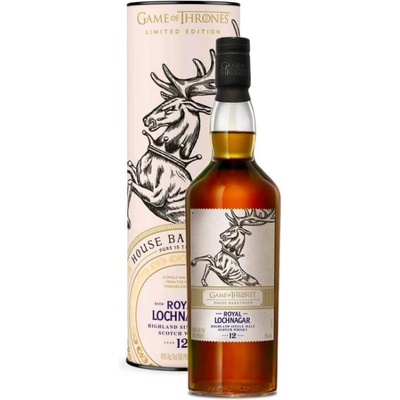 Royal Lochnagar Game of Thrones House Baratheon Single Malt Whisky 12y 40% 0,7 l (tuba)