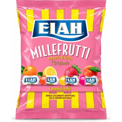 Elah millefrutti karamelové ovocné bobony 150 g
