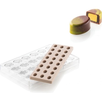 Silikomart Форма за шоколадови бонбони Kit Ovale 01 (52.914.86.0065)