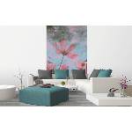 DIMEX ART Флизелинов фототапет абстрактни розови цветя 150 x 250 см