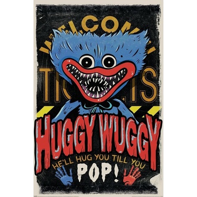 Plakát, Obraz - Poppy Playtime - Huggy Wuggy, 61 × 91.5 cm