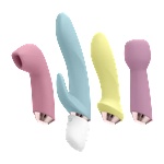 Satisfyer Луксозен комплект от вибратори и засмукващ клиторен стимулатор Satisfyer Marvelous Four