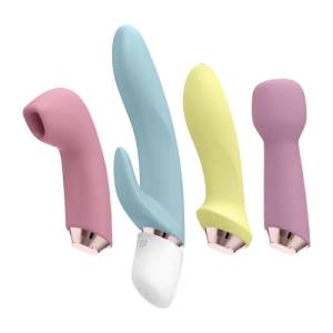 Satisfyer Луксозен комплект от вибратори и засмукващ клиторен стимулатор Satisfyer Marvelous Four