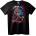 NOONEBRAND Тениска Метъл Череп - 6XL, White