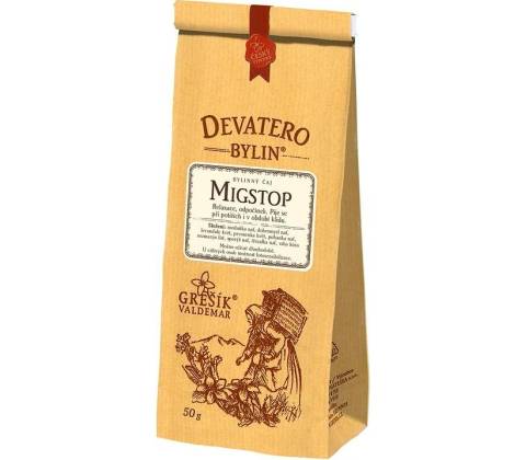Grešík bylinný čaj Migstop 50 g