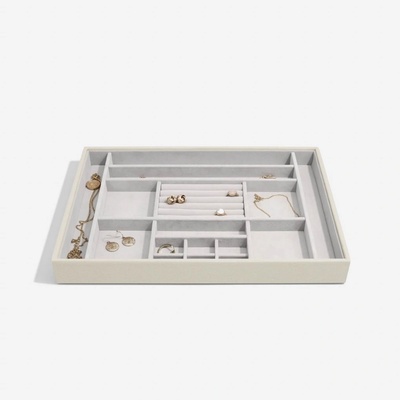 Stackers box na šperky Oatmeal Supersize Ring & Accessory Layer krémová 75622