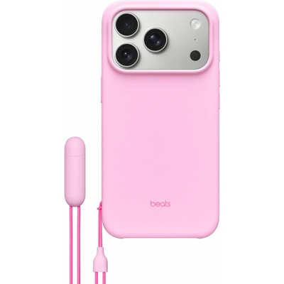 Beats matný kryt so stojanom a MagSafe pre iPhone 17 Pro – oblázkovo ružový MGY84LL/A