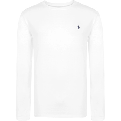 Ralph Lauren Тениска POLO RALPH LAUREN Long Sleeve Crew Neck T-Shirt - White / Navy