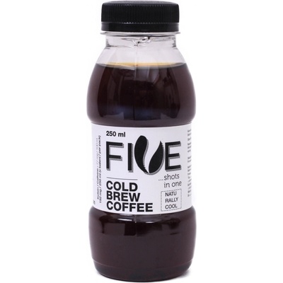 FIVE Cold Brew Coffee Natural 250 ml – Hledejceny.cz