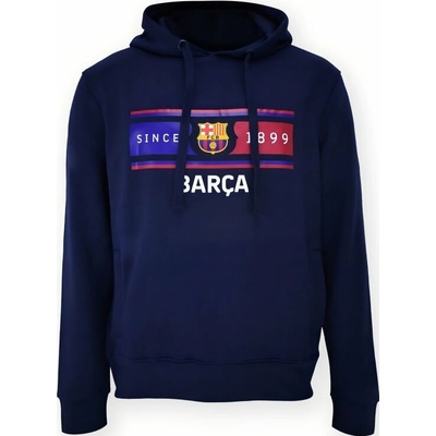FC Barcelona mikina FC Barcelona Since 1899 tmavomodrá kapucňa