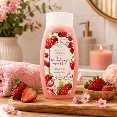 Bohemia Gifts Like strawbery smoothie sprchový gel 250 ml