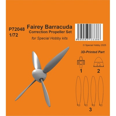 Special Hobby CMK Fairey Barracuda Correction Propeller Set / for kits 1:72