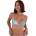 Hurley Scoop Crop Print bikini top - Blue (Worker Blue)